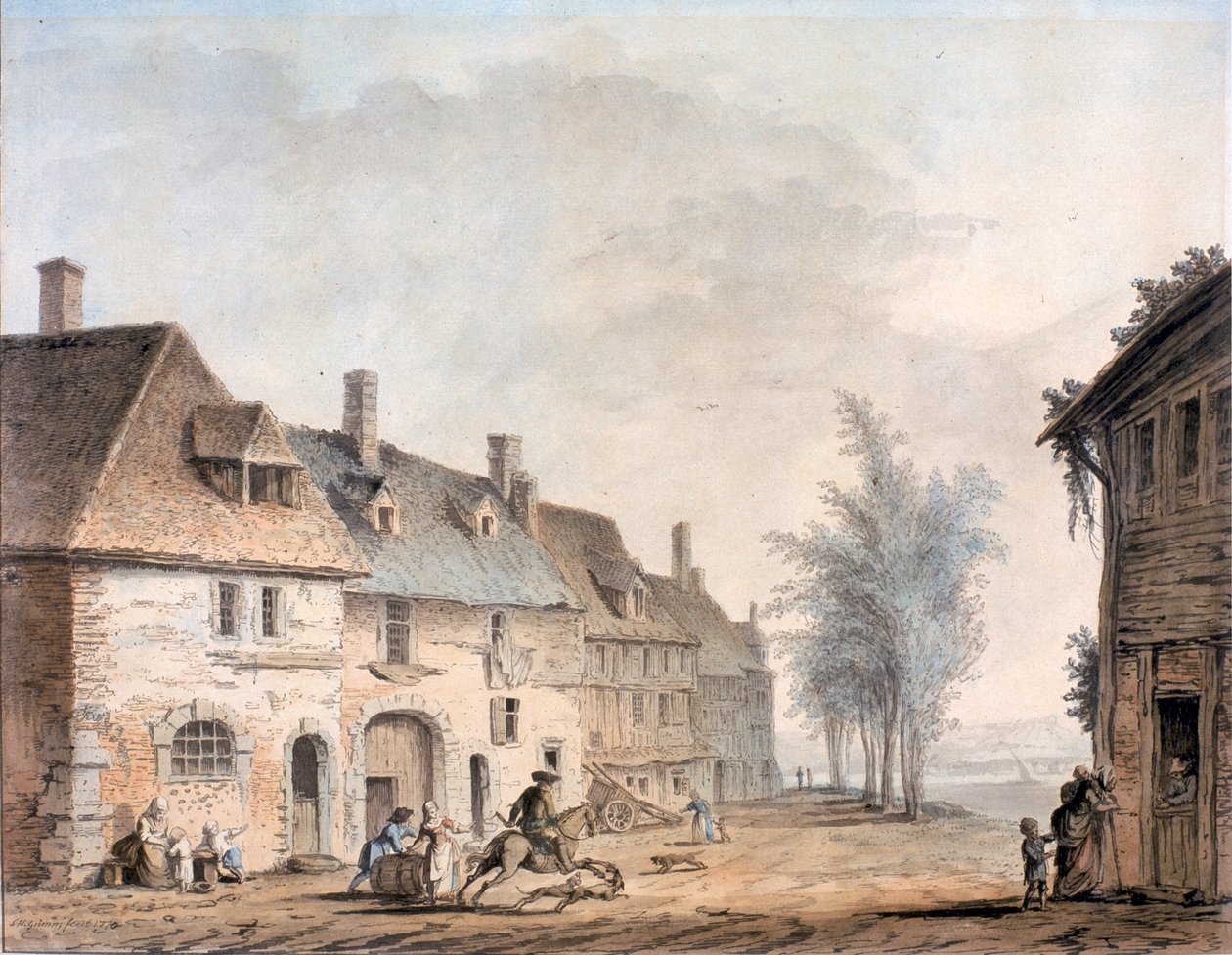 Dieppessä 1770 tekijältä Samuel Hieronymous Grimm