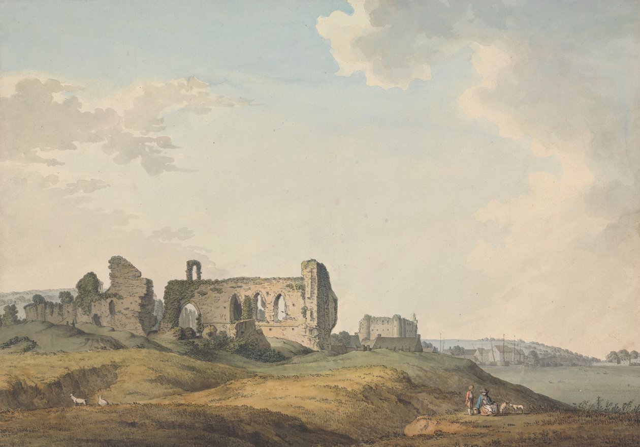Haverfordwest, Pembrokeshire Finlandês tekijältä Samuel Hieronymus Grimm