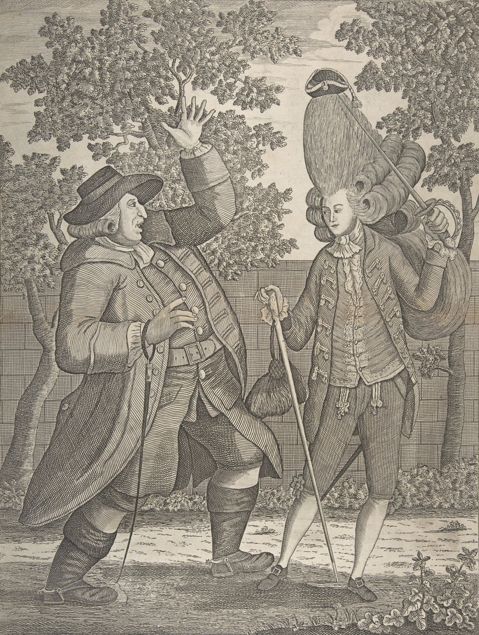 Hyvää päivää, onko tämä minun poikani Tom, n. 1773. tekijältä Samuel Hieronymus Grimm