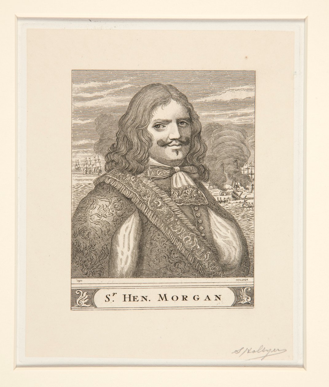 Sir Henry Morganin muotokuva tekijältä Samuel Hollyer