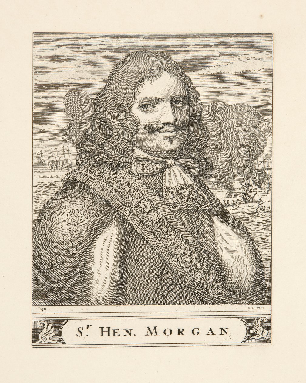 Sir Henry Morgan, pub. 1911 tekijältä Samuel Hollyer