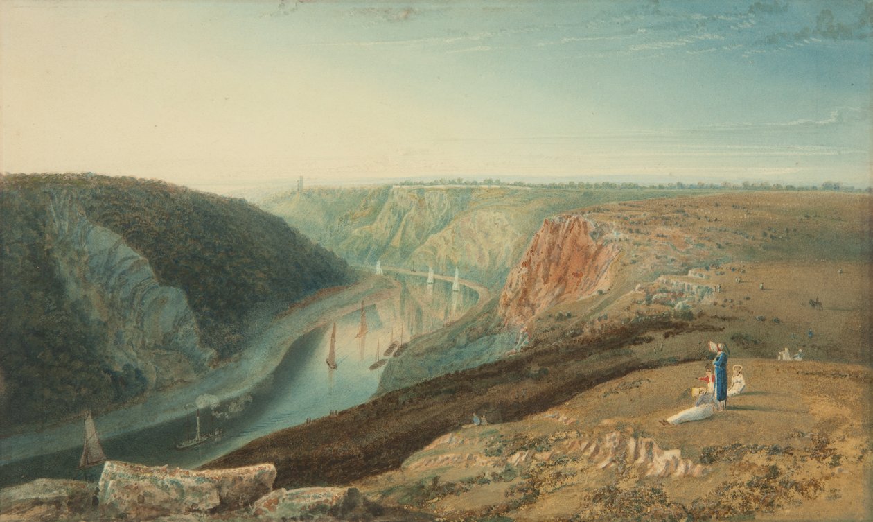 Avon Observatory Hillistä, n. 1825 tekijältä Samuel Jackson