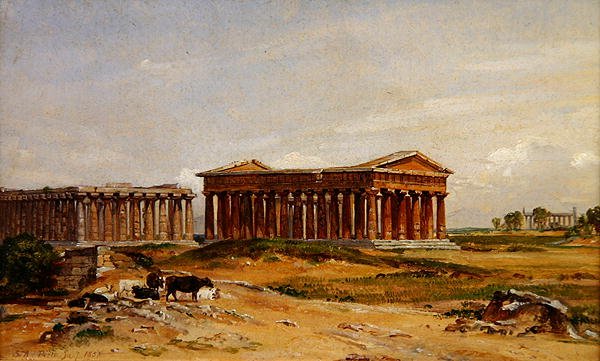 Paestumin rauniot tekijältä Samuel James Ainsley