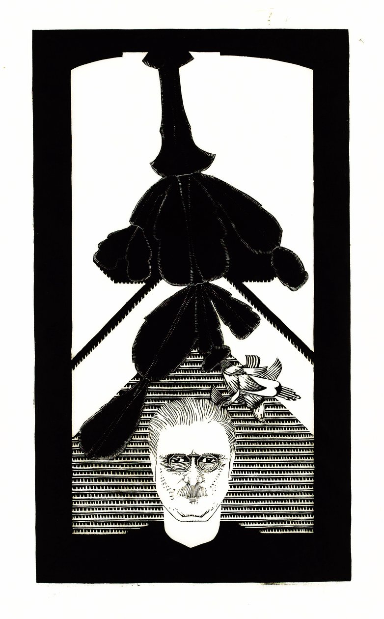 Omakuva pääsiäiskaktuksen kanssa, n. 1927. tekijältä Samuel Jessurun de Mesquita