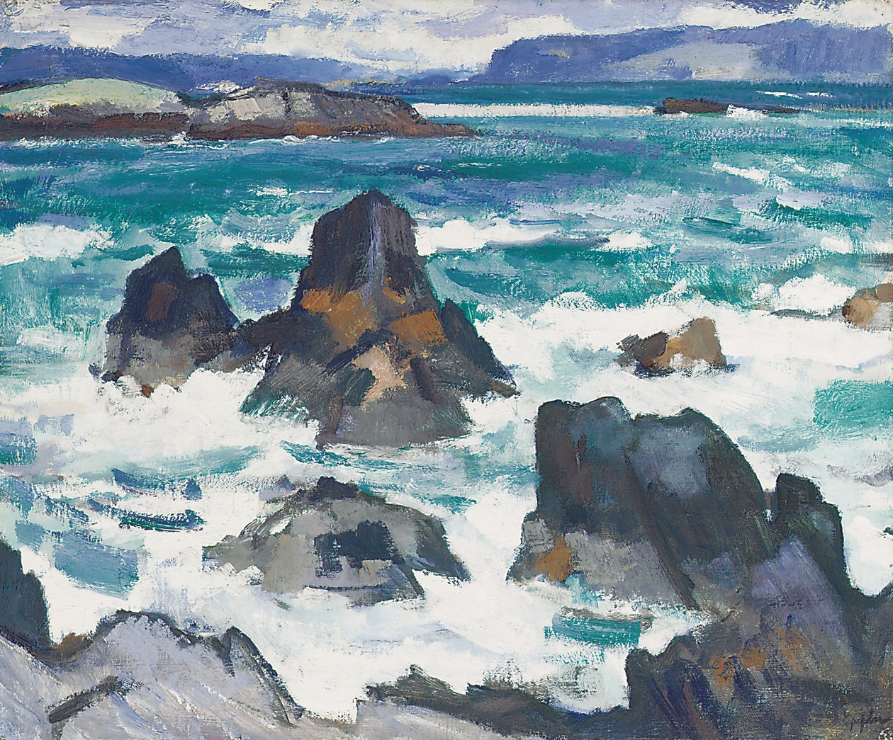 Vaikea päivä, Iona tekijältä Samuel John Peploe