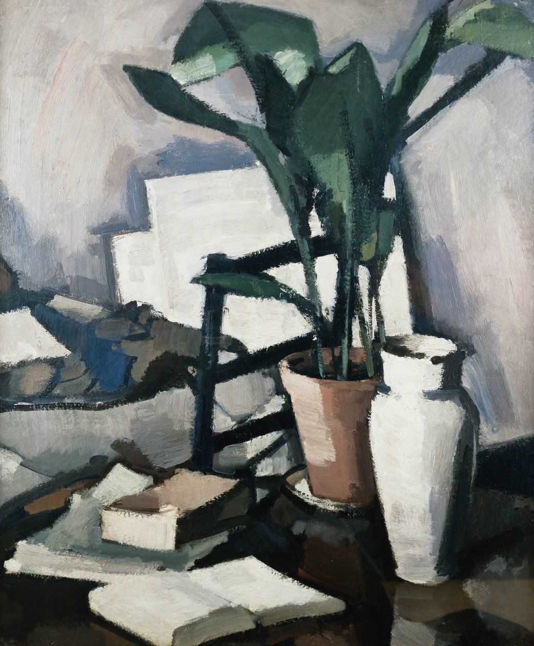 Aspidistra, c. 1924 tekijältä Samuel John Peploe