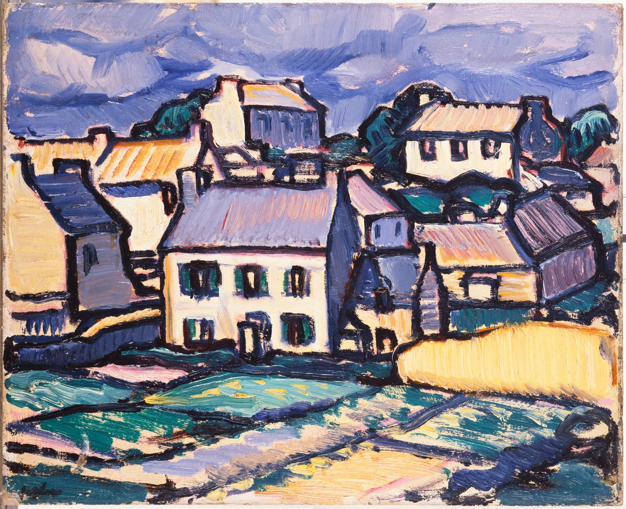 Ile de Brehat, Bretagne tekijältä Samuel John Peploe