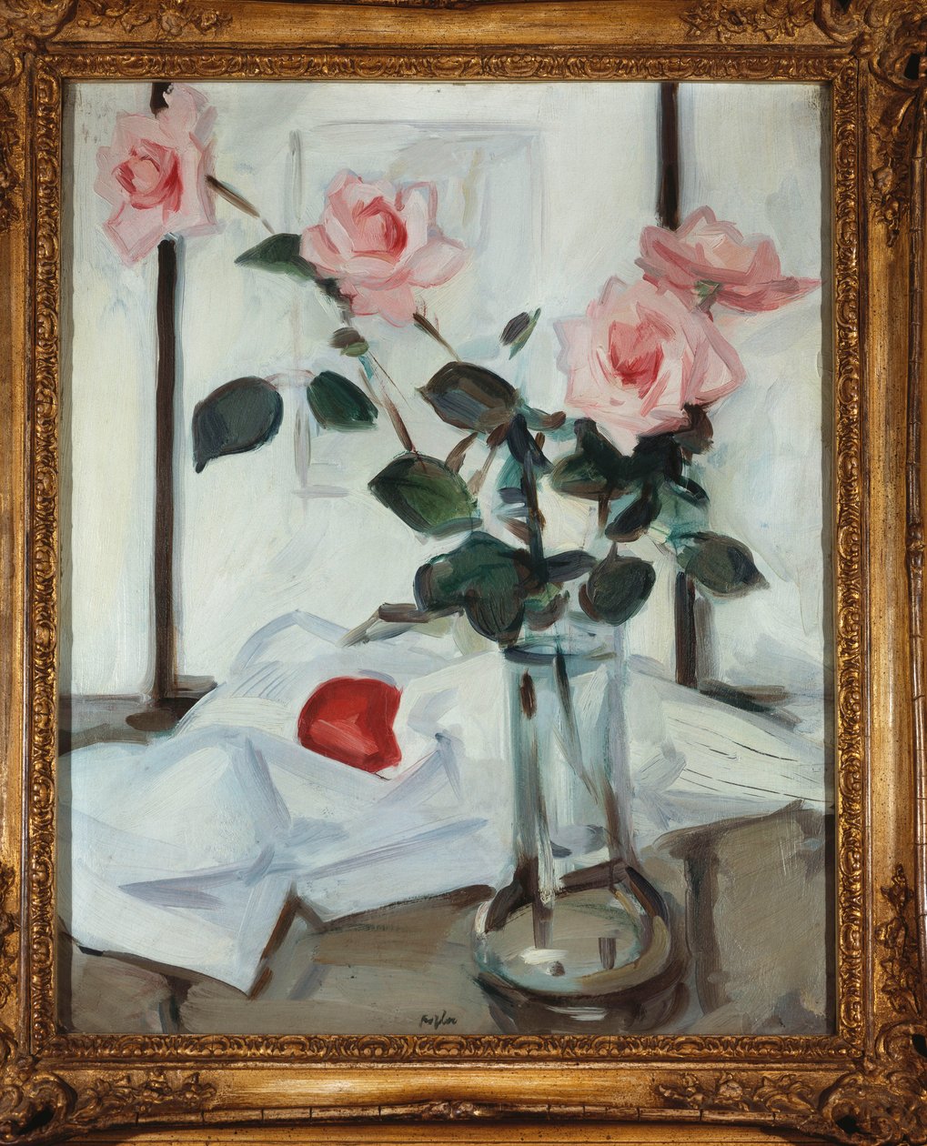 Kuningatar Elizabeth Roses, n. 1918 tekijältä Samuel John Peploe