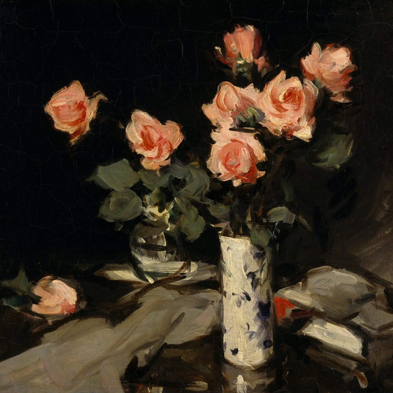 Ruusut (öljy kankaalle) tekijältä Samuel John Peploe