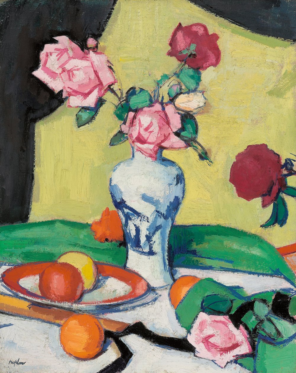 Ruusut, 1920-luvun alku tekijältä Samuel John Peploe
