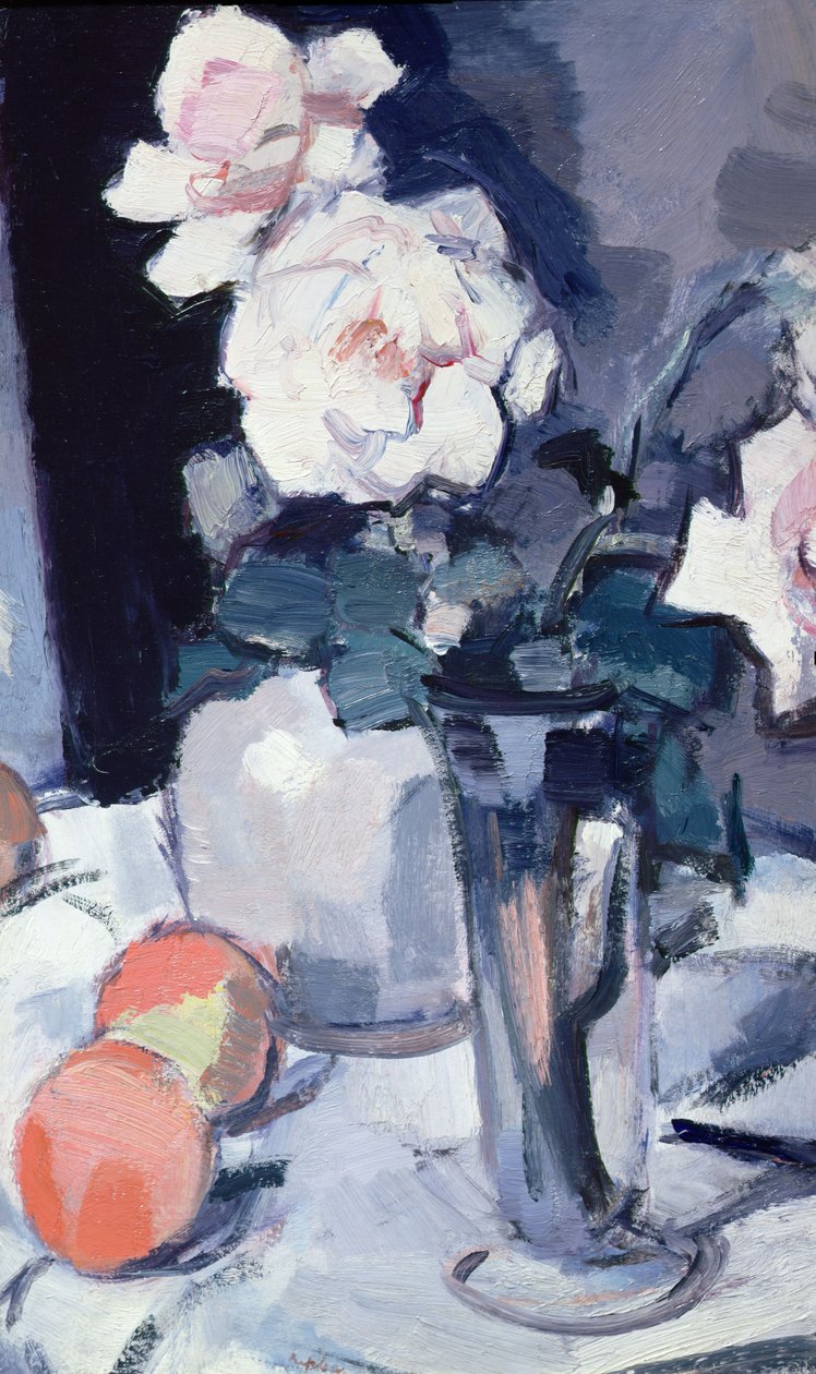 Ruusuja maljakossa (öljy kankaalle) tekijältä Samuel John Peploe
