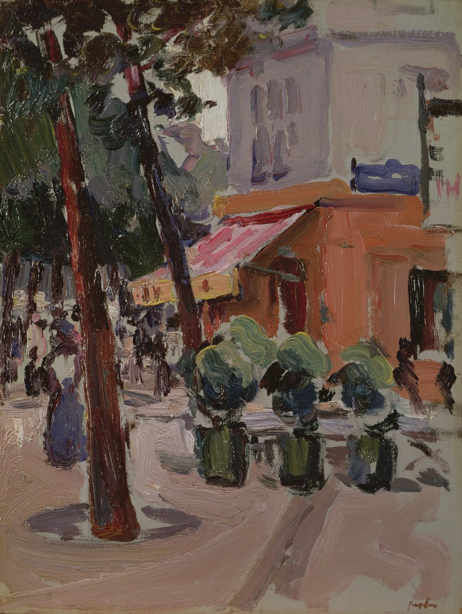 Luxemburgin puutarha (öljy kankaalle) tekijältä Samuel John Peploe