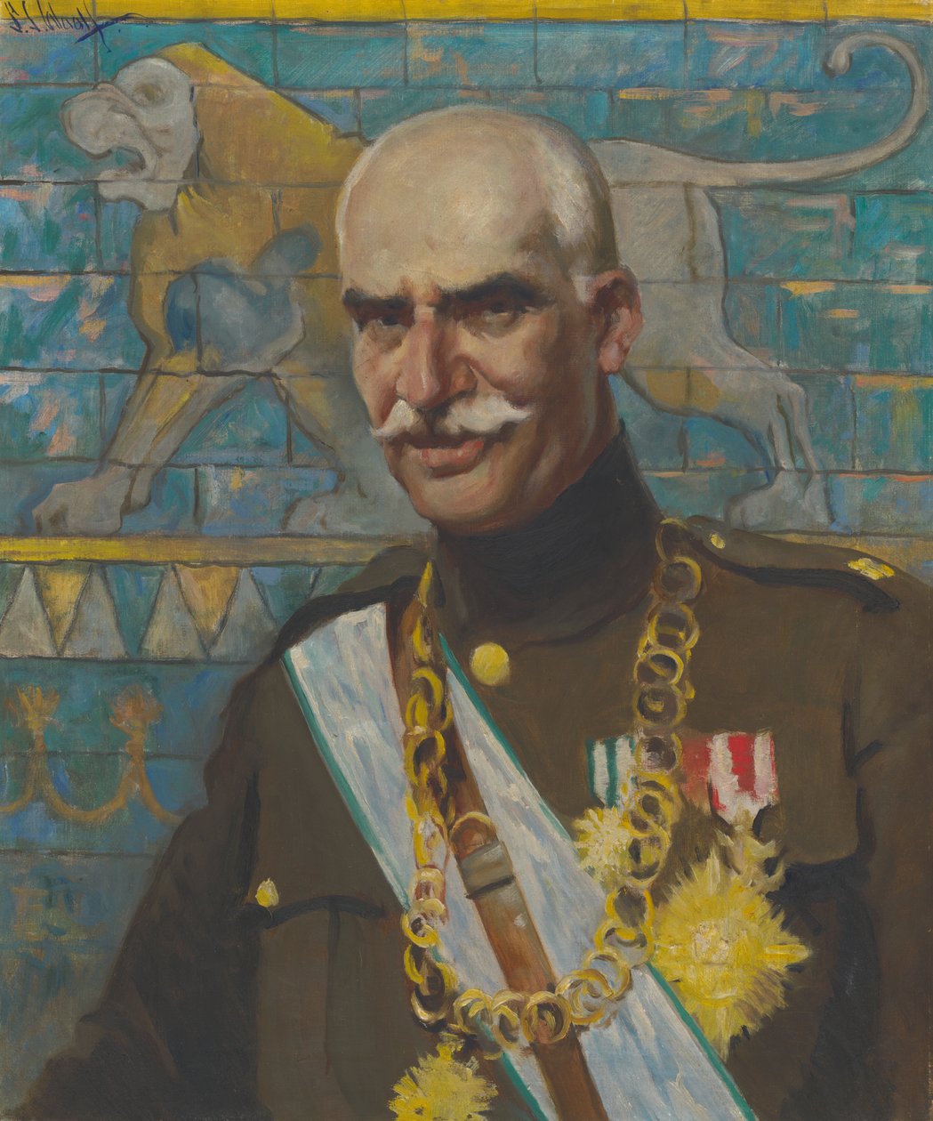 Reza Shah Pahlavi, 1938. tekijältä Samuel Johnson Woolf