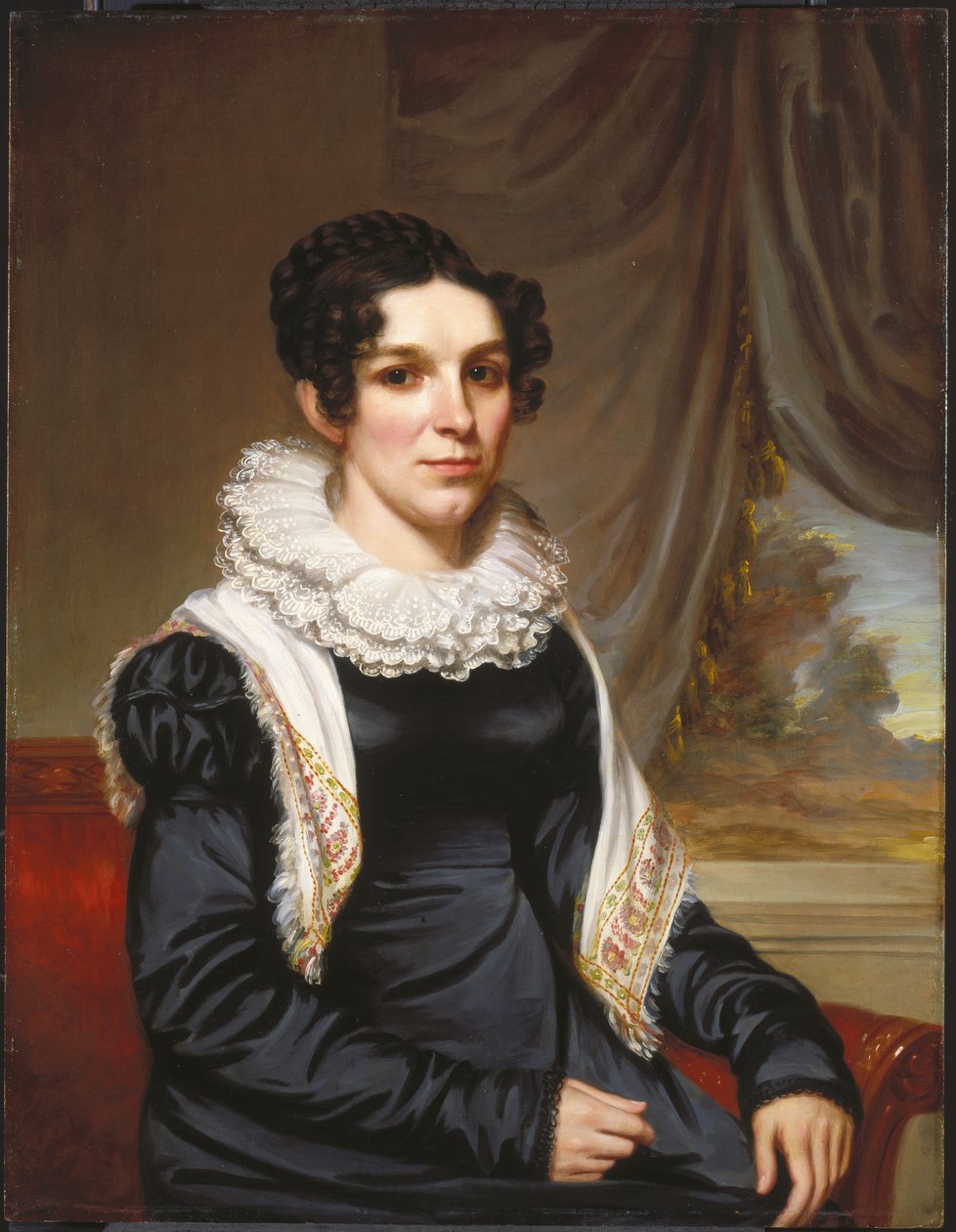 Maria Clarissa Leavitt (öljy paneelissa) (katso myös 212147) tekijältä Samuel Lovett Waldo