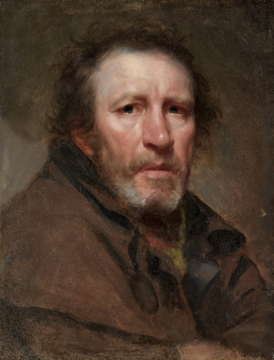 Old Pat, Itsenäinen kerjäläinen, c. 1819. tekijältä Samuel Lovett Waldo