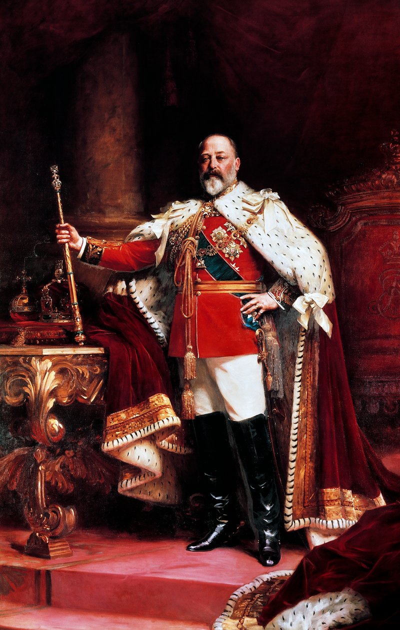 Edward VII:n muotokuva (maalaus) tekijältä Samuel Luke Fildes