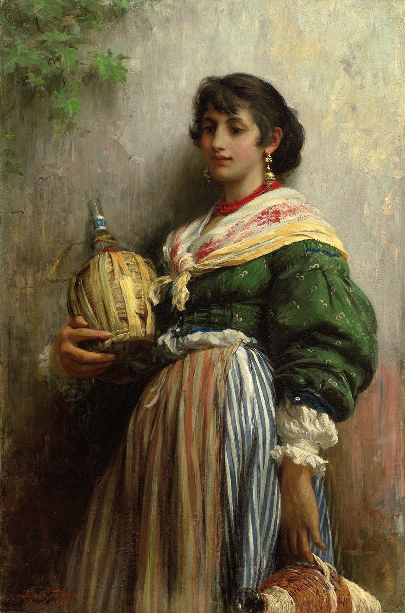 Rosa Niitto, 1876 tekijältä Samuel Luke Fildes