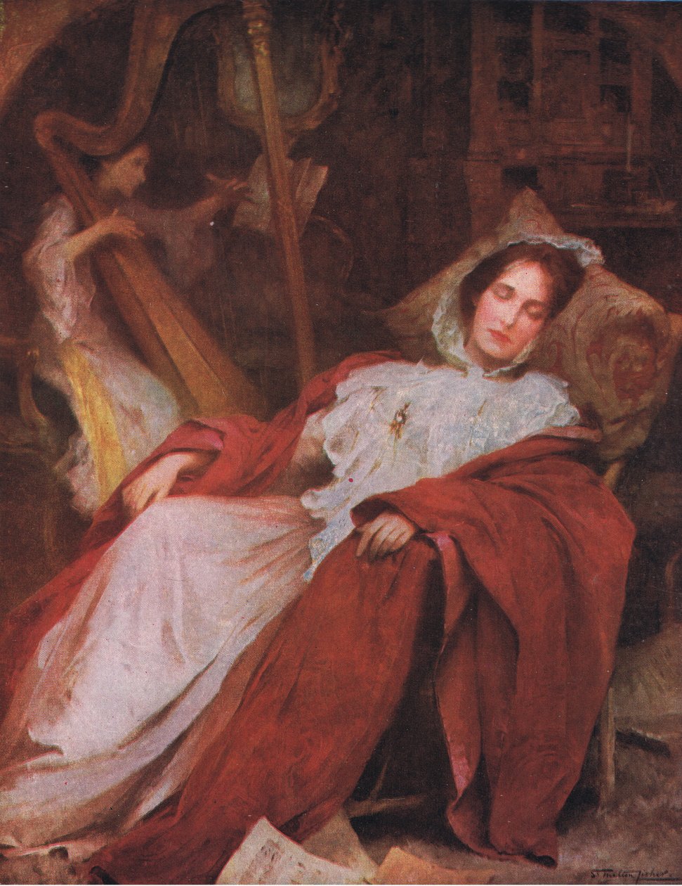 Dreams, Bibbys Annual tekijältä Samuel Melton (after) Fisher