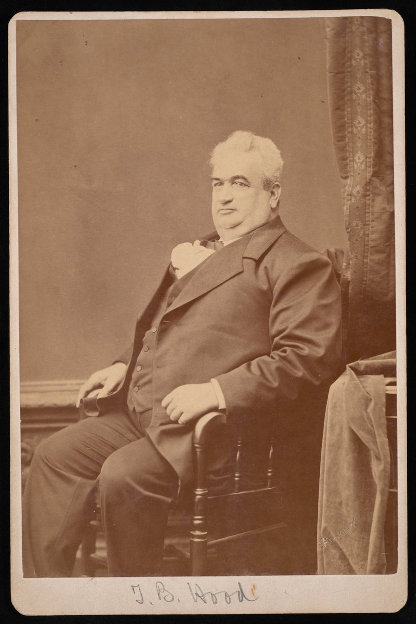 Muotokuva tohtori T.B. Hood, vuosina 1876-1880. tekijältä Samuel Montague Fassett