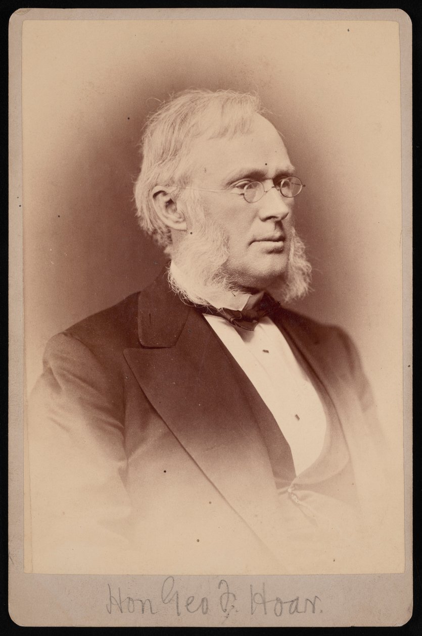 George Frisbie Hoarin muotokuva 1826-1904, 1876-1880. tekijältä Samuel Montague Fassett