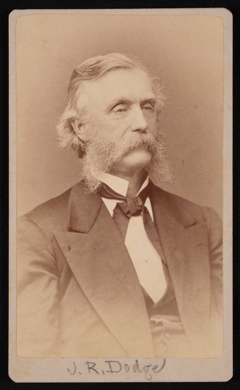 Muotokuva Jacob Richards Dodgesta 1823-1902, 1878. tekijältä Samuel Montague Fassett