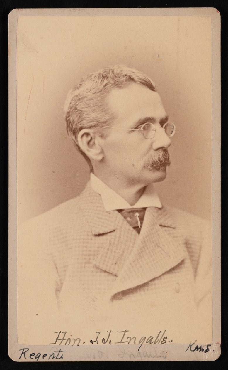 John James Ingallsin muotokuva 1833-1900, 1876-1880. tekijältä Samuel Montague Fassett