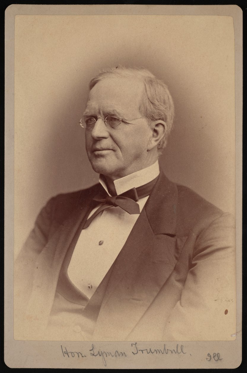 Lyman Trumbullin muotokuva 1813-1896, 1877. tekijältä Samuel Montague Fassett