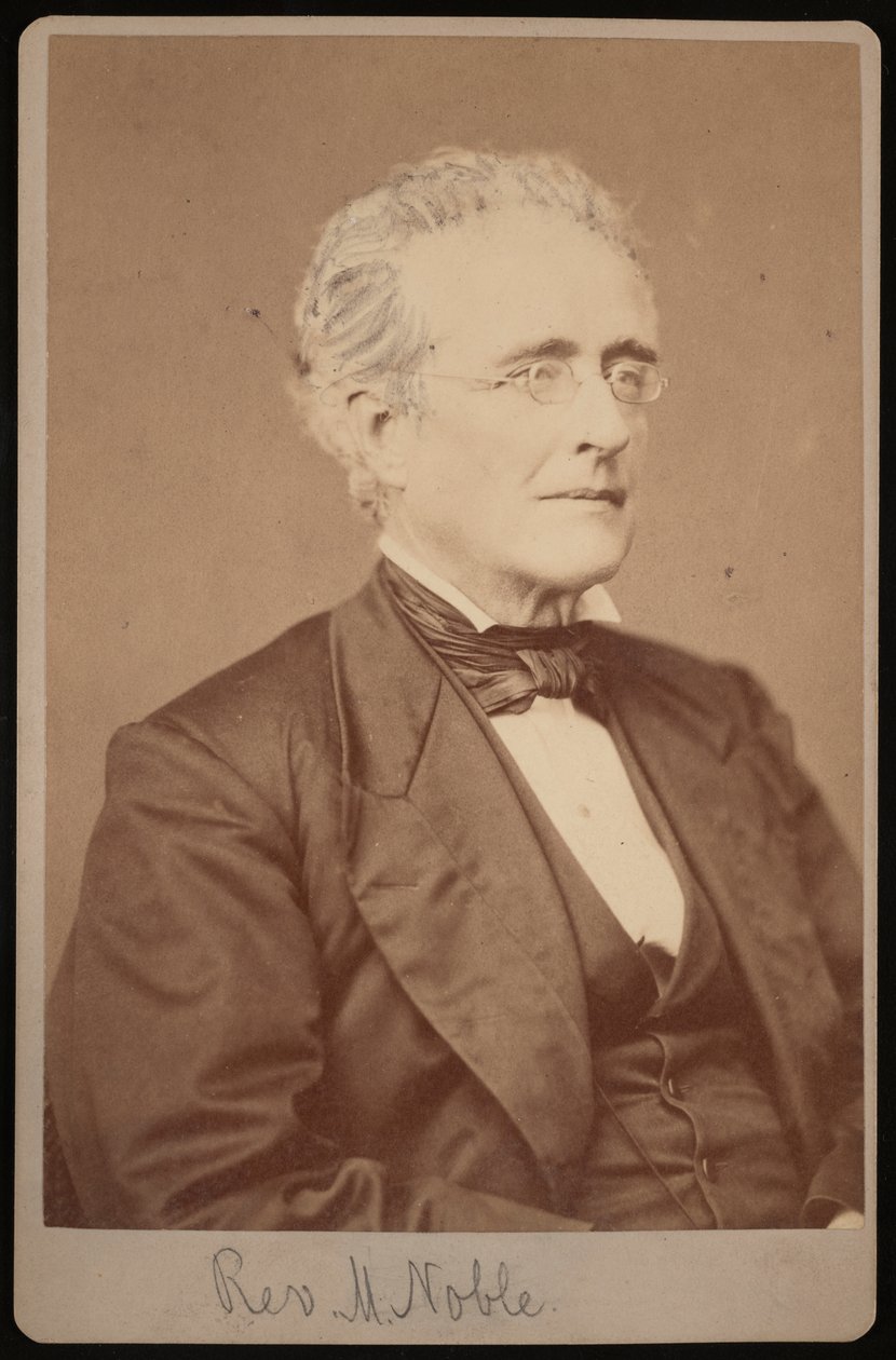 Pastori Mason Noblen muotokuva 1809-1881, 1876-1880. tekijältä Samuel Montague Fassett