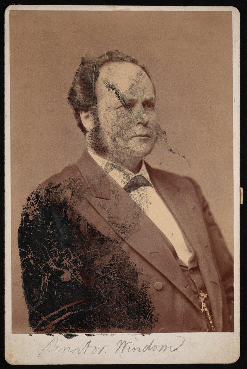 William Windomin muotokuva 1827-1891, 1876-1880. tekijältä Samuel Montague Fassett