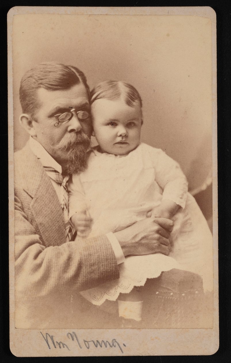 Muotokuva William Youngista ja lapsesta, 1879. tekijältä Samuel Montague Fassett