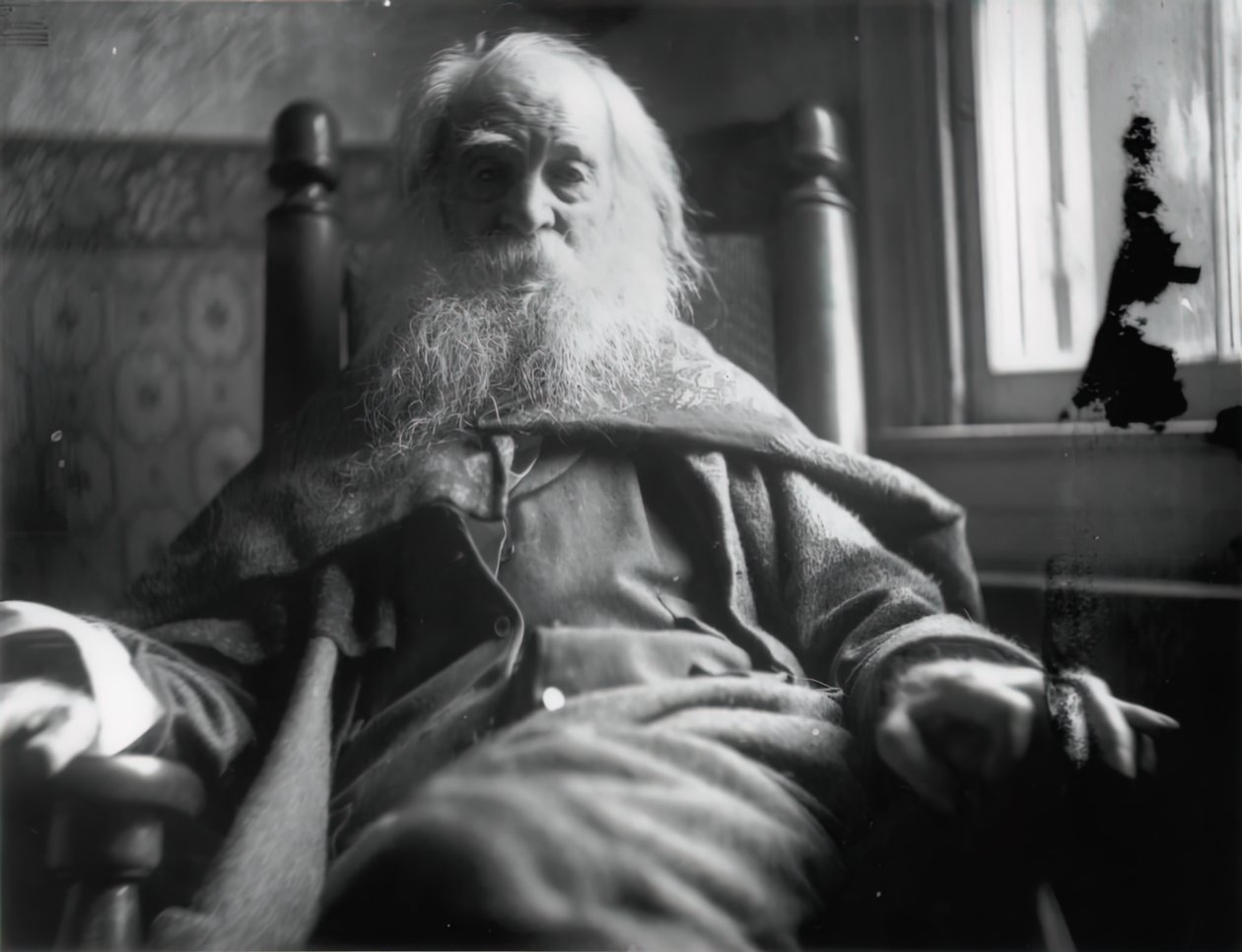 Walt Whitman Camdenissa, N.J., n. 1891. tekijältä Samuel Murray
