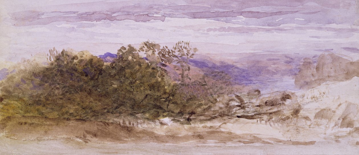 Abinger, Surrey (akvarelli) tekijältä Samuel Palmer