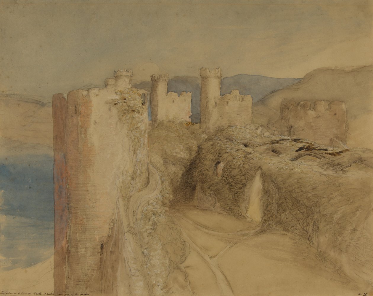 Conwayn linna tekijältä Samuel Palmer