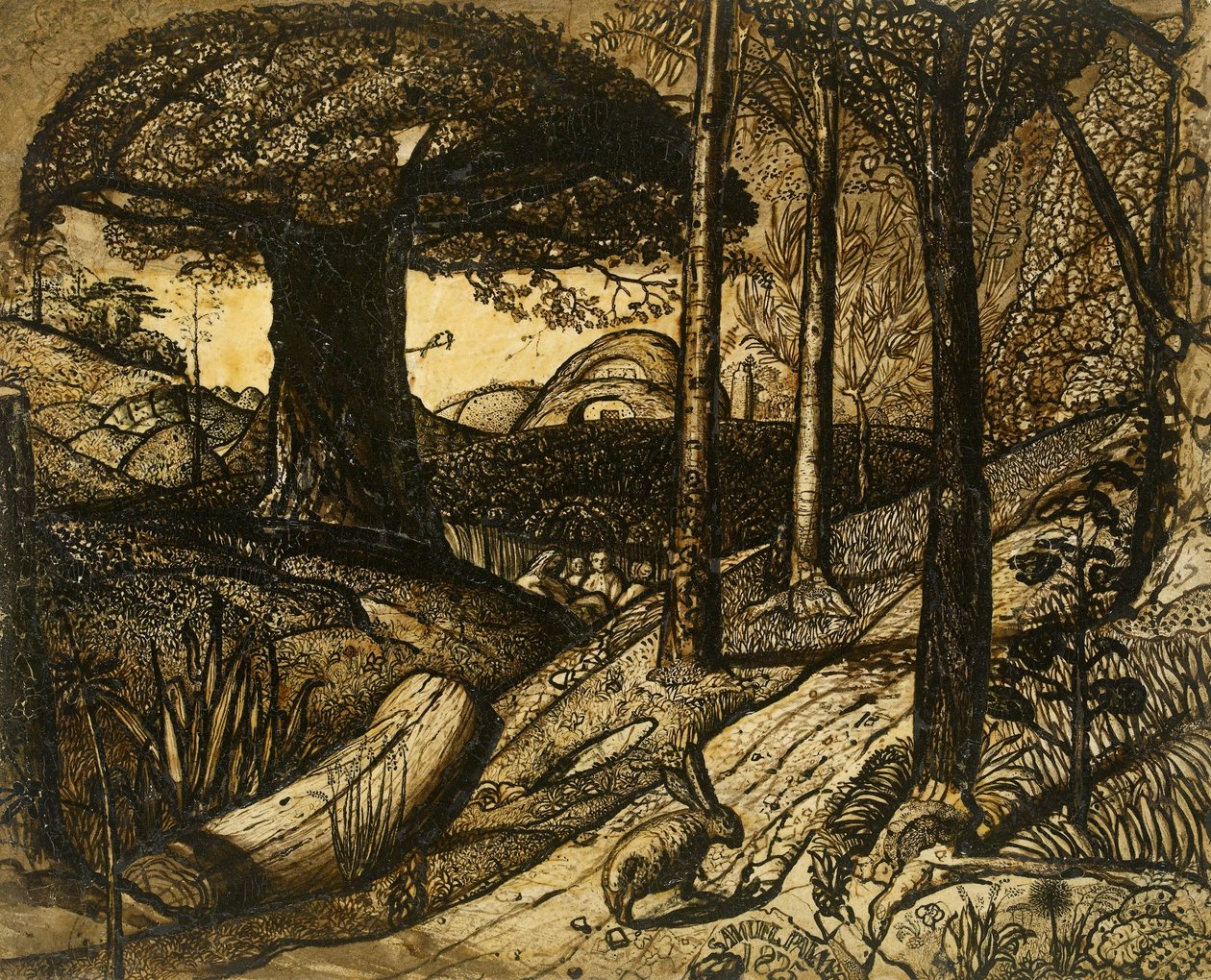 Varhainen aamu, 1825 tekijältä Samuel Palmer