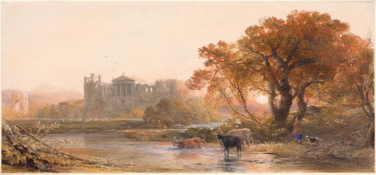 Ilta Italiassa – Deserted Villa tekijältä Samuel Palmer