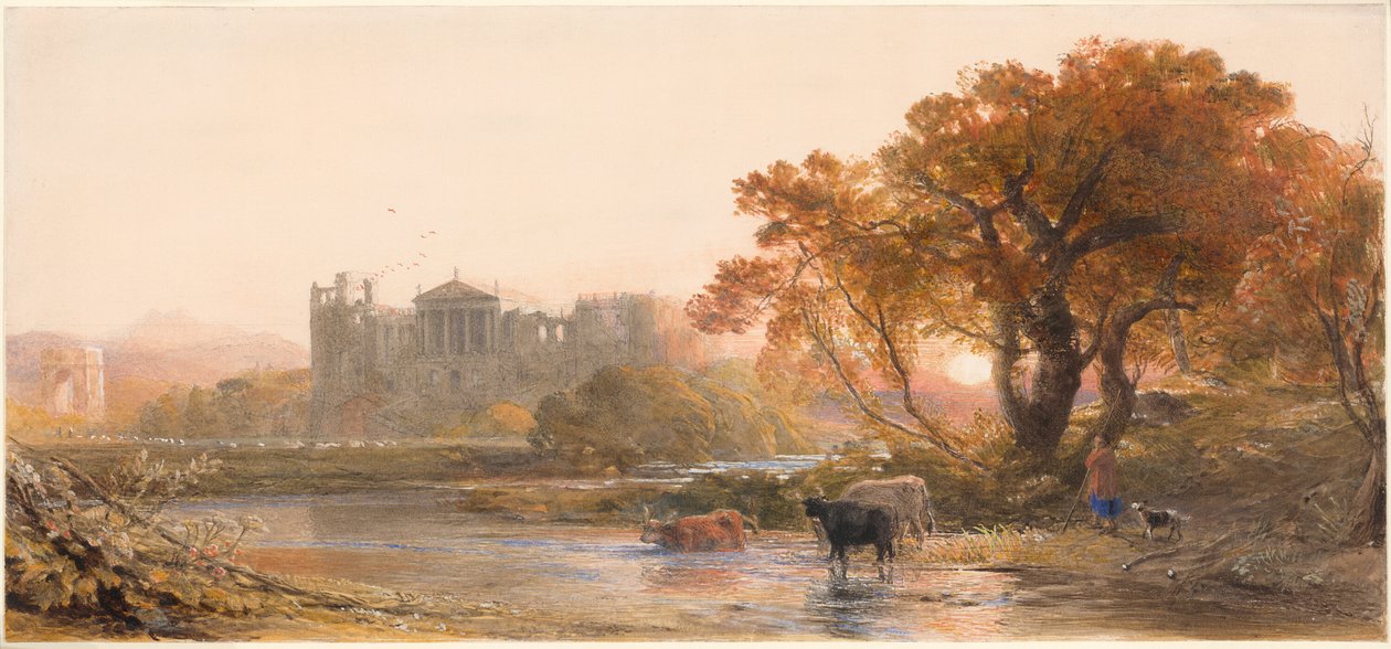 Ilta Italiassa – Deserted Villa tekijältä Samuel Palmer