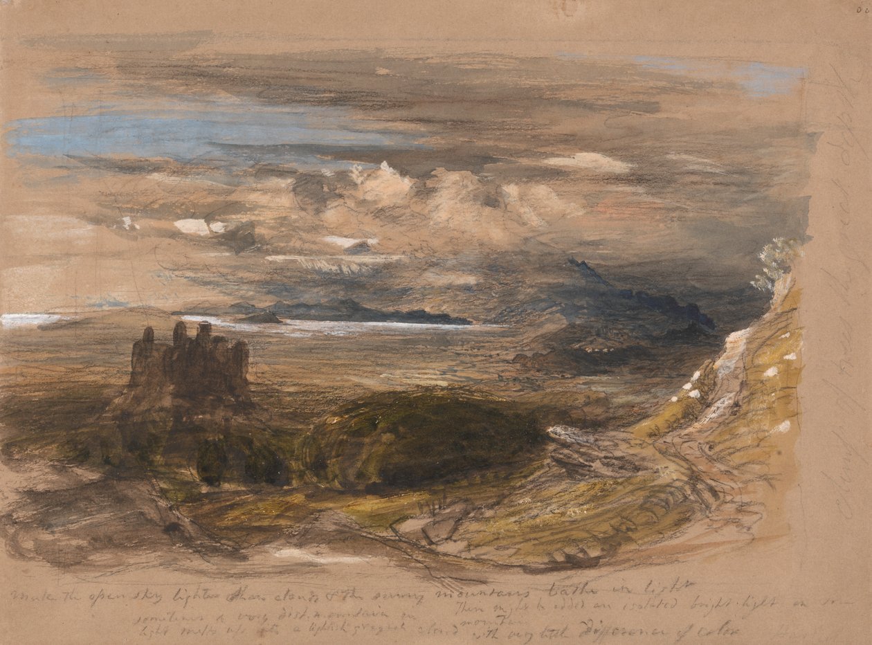 Harlech Castle finlandez tekijältä Samuel Palmer
