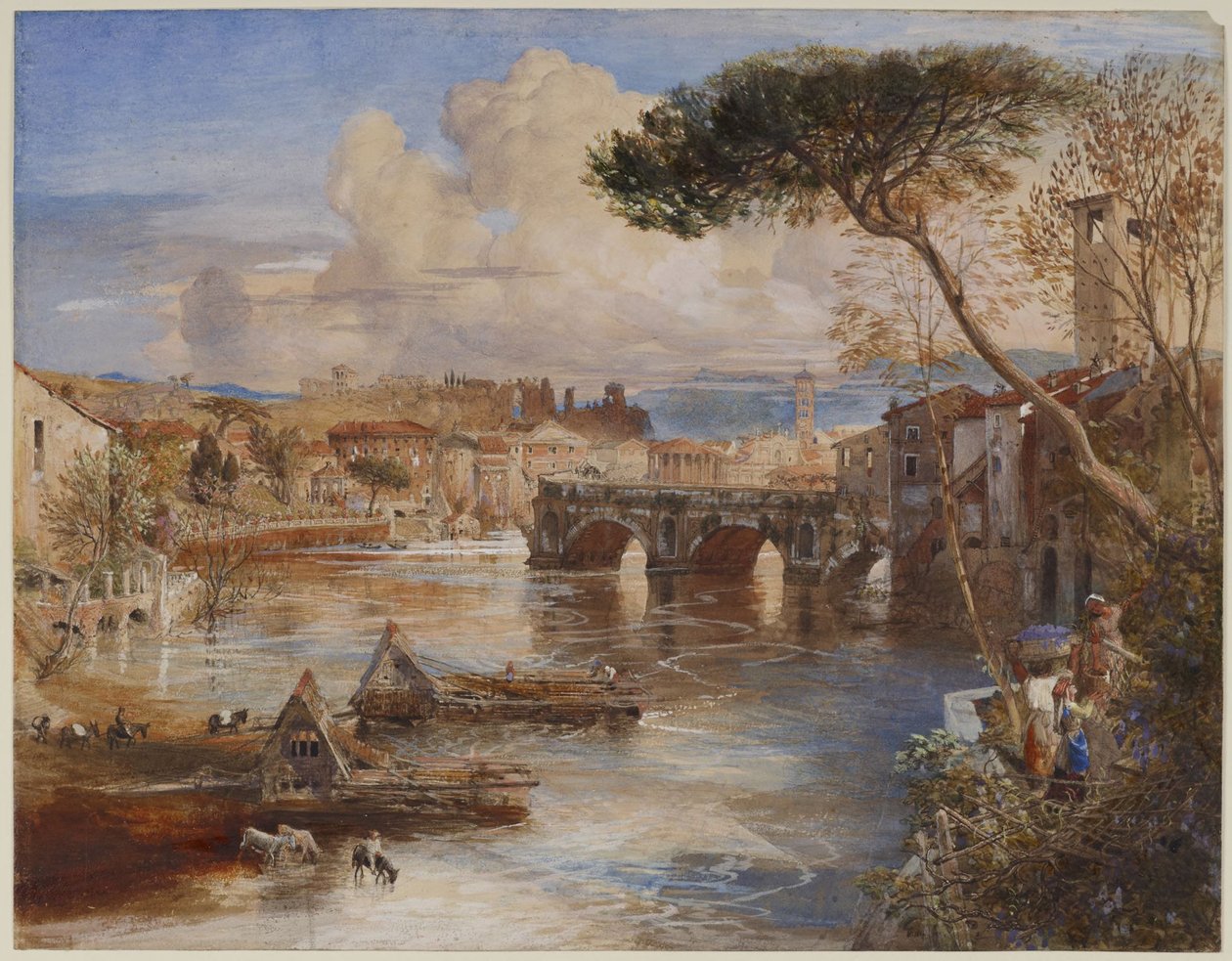Ponte Rotto, Rooma tekijältä Samuel Palmer