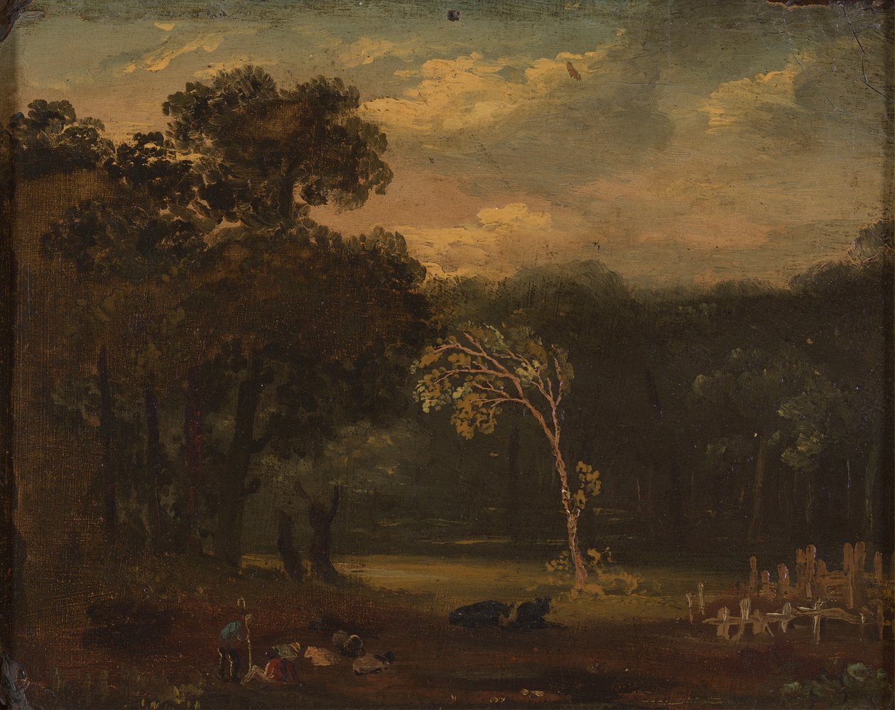 Luonnos Sion Parkin luonnosta tekijältä Samuel Palmer