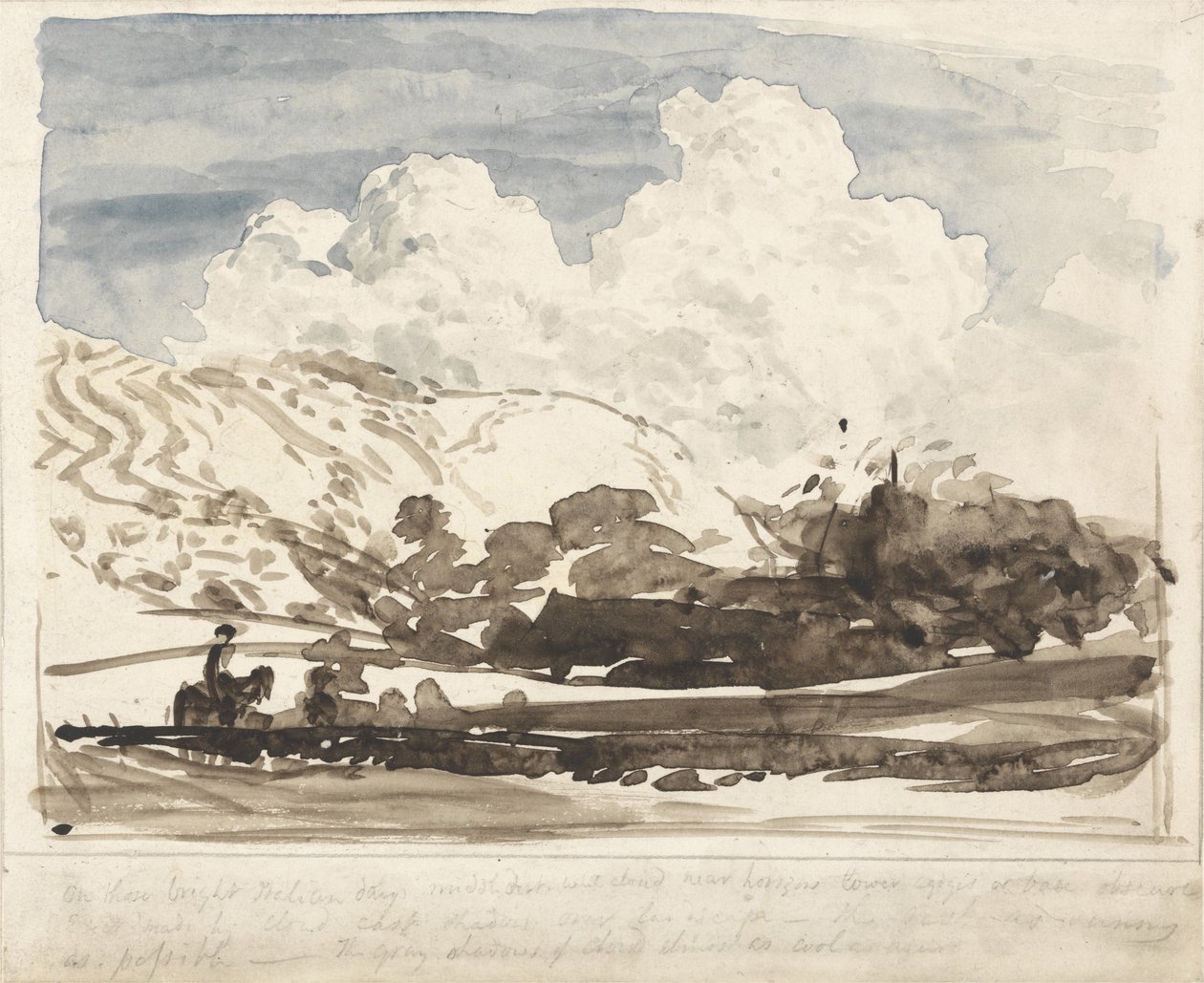 Kirkas pilvi (paperilla) tekijältä Samuel Palmer