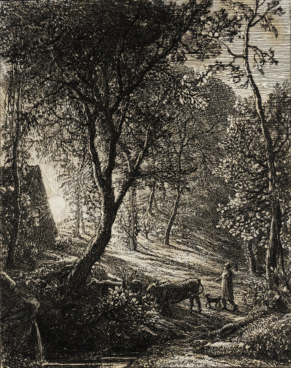 Karjapaimenen mökki tekijältä Samuel Palmer