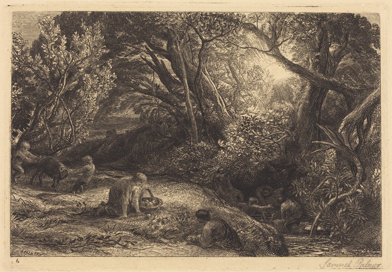 Elämän aamu tekijältä Samuel Palmer