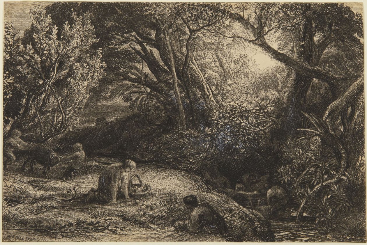 "Elämän aamu" tekijältä Samuel Palmer