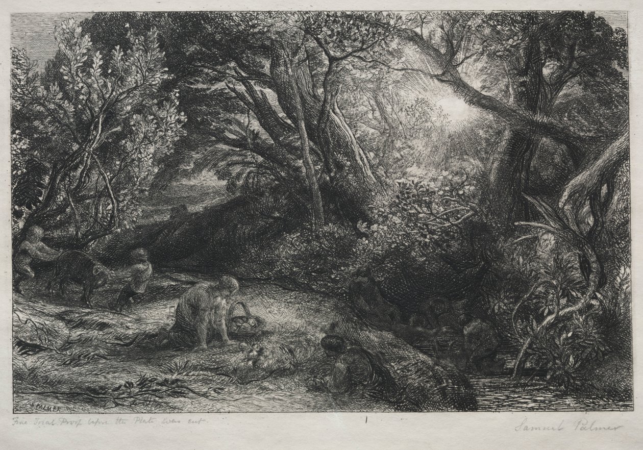 Elämän aamu, 1860-1861. tekijältä Samuel Palmer