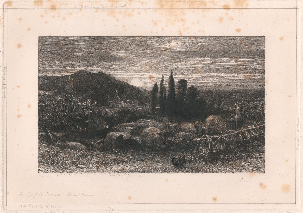 Nouseva Kuu tekijältä Samuel Palmer