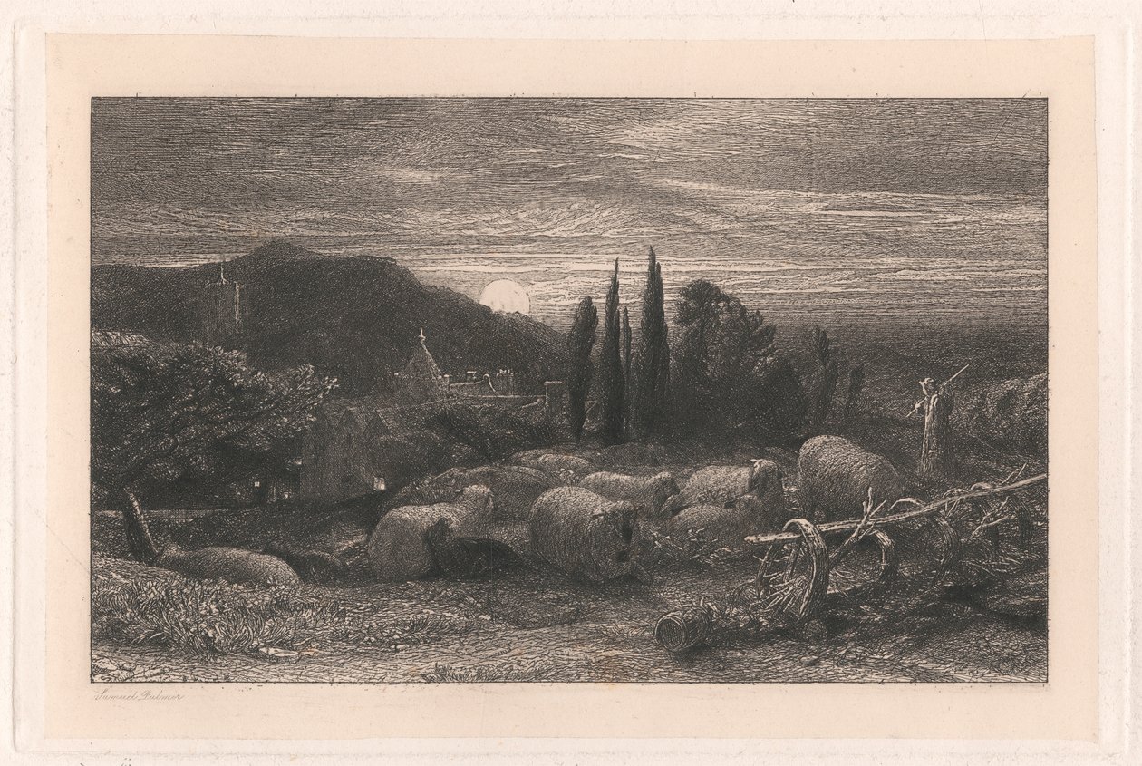 Nouseva Kuu tekijältä Samuel Palmer