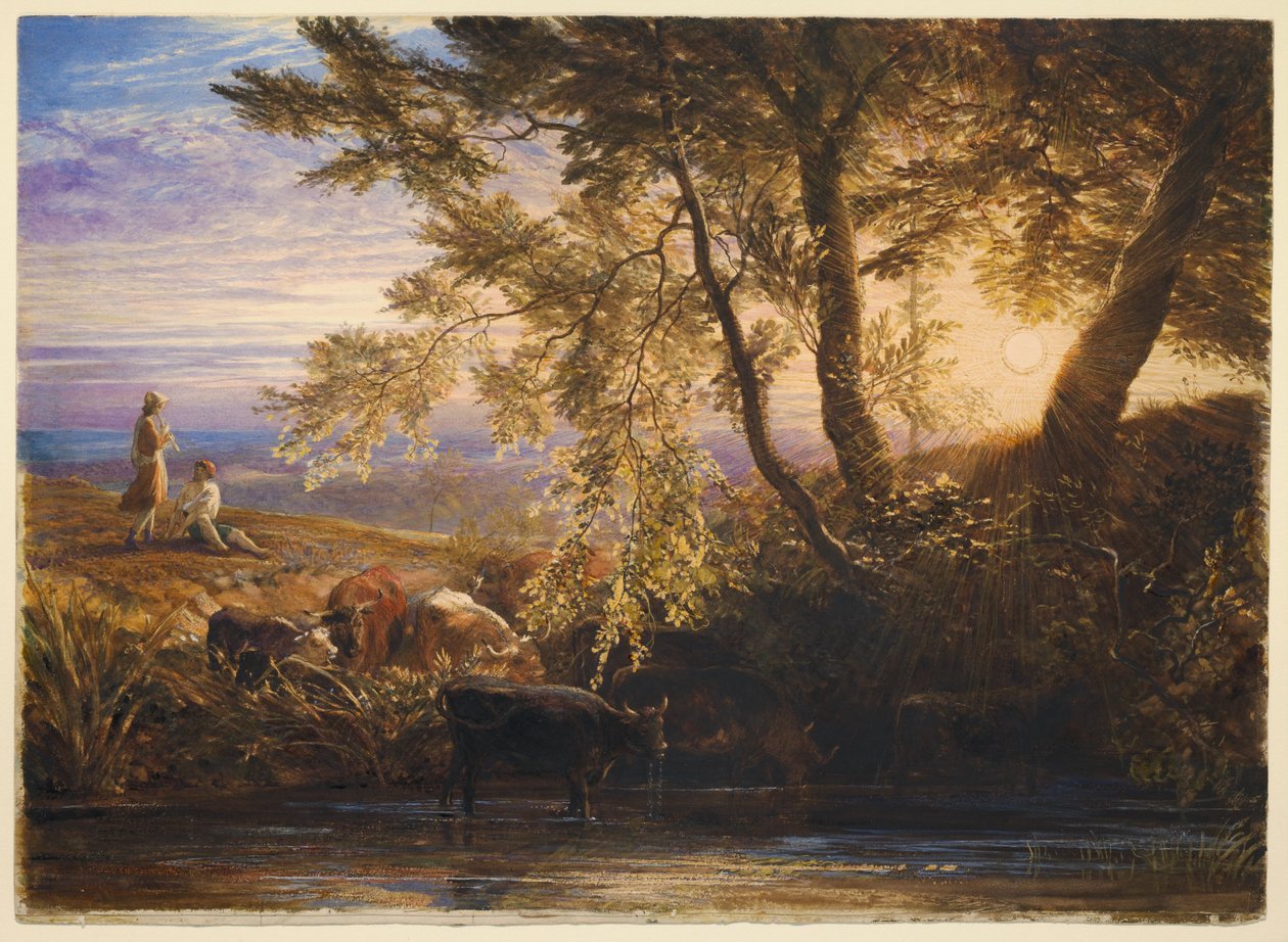 Laskeva aurinko tekijältä Samuel Palmer