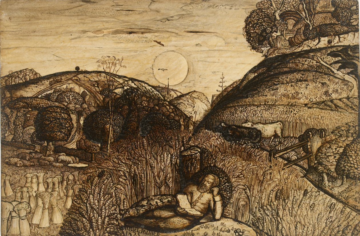 Maissin laakso, 1825. tekijältä Samuel Palmer
