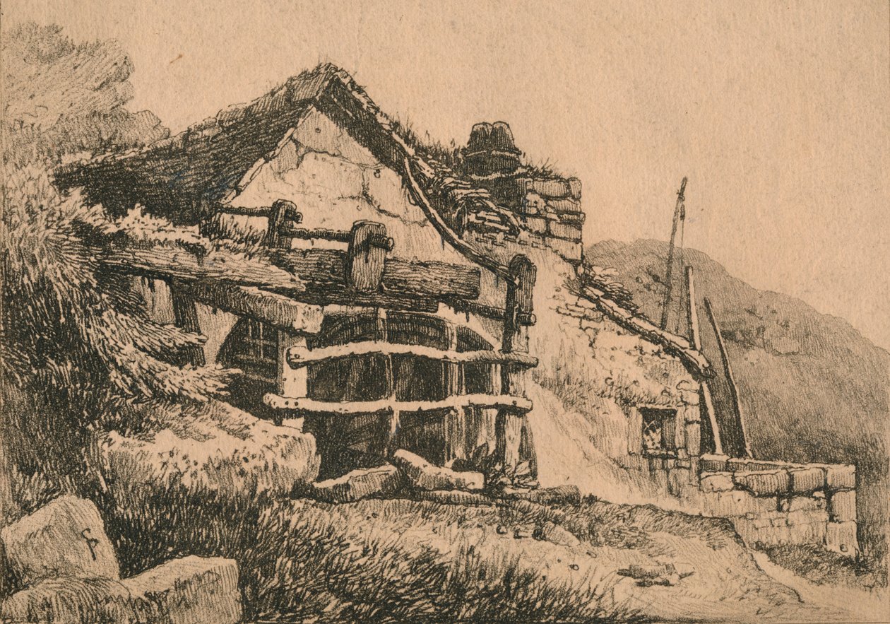 Tintagelissa, 1816 tekijältä Samuel Prout