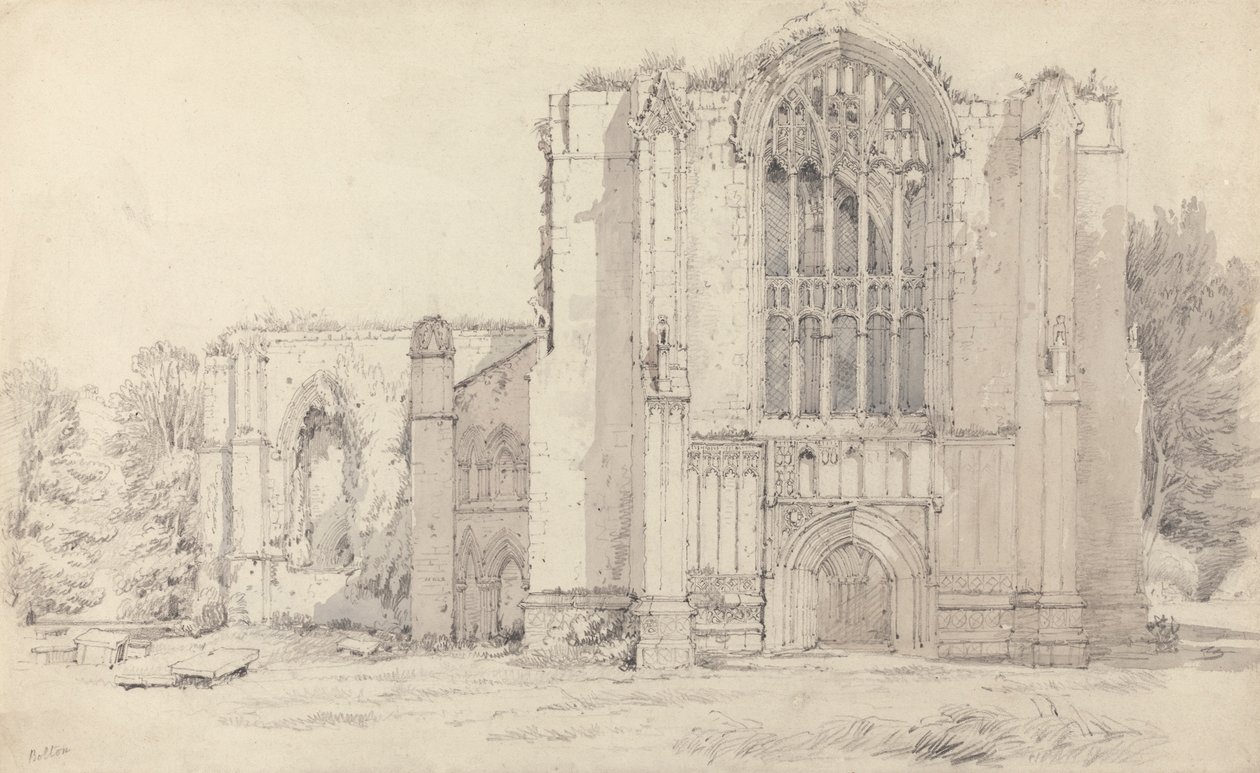 Bolton Abbey tekijältä Samuel Prout